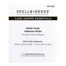 Spellbinders - Card Shoppe Essentials - White Foam Adhesive Strips, SCS-334