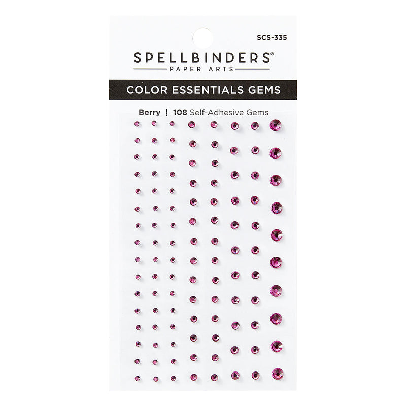 Spellbinders Color Essentials Gems - Berry, SCS-335