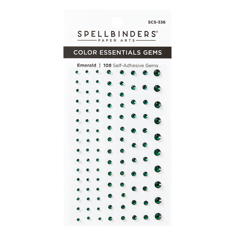 Spellbinders Color Essentials Gems - Emerald, SCS-336