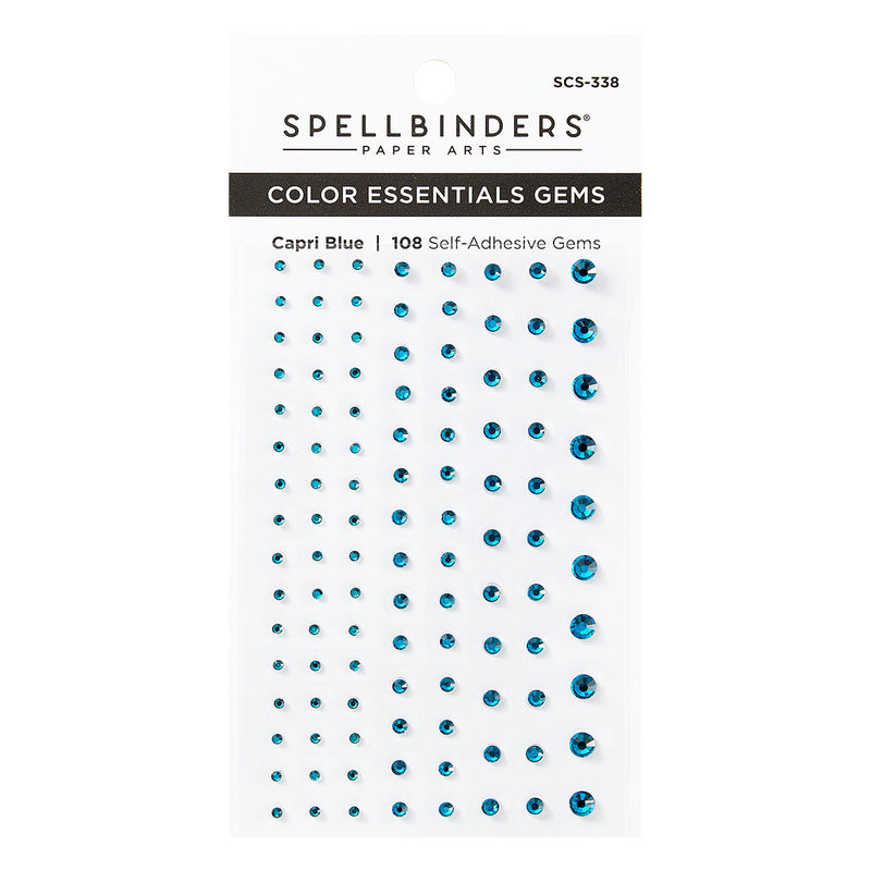 Spellbinders Color Essentials Gems - Capri Blue, SCS-338