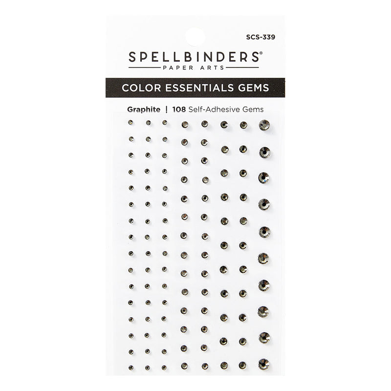 Spellbinders Color Essentials Gems - Graphite, SCS-339