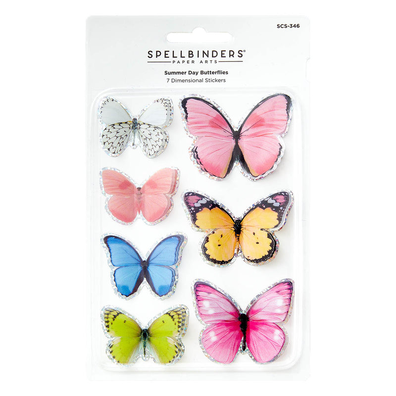 Spellbinders Stickers - Summer Day Butterflies, SCS-346