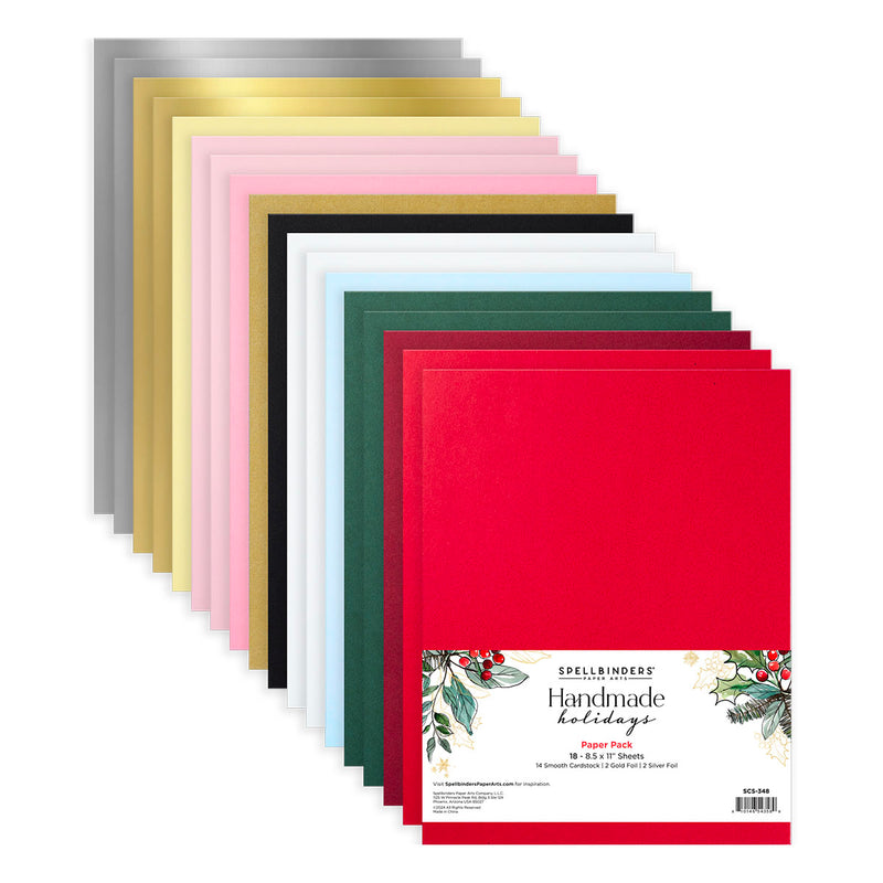 Spellbinders Paper Pack - Handmade Holidays, SCS-348