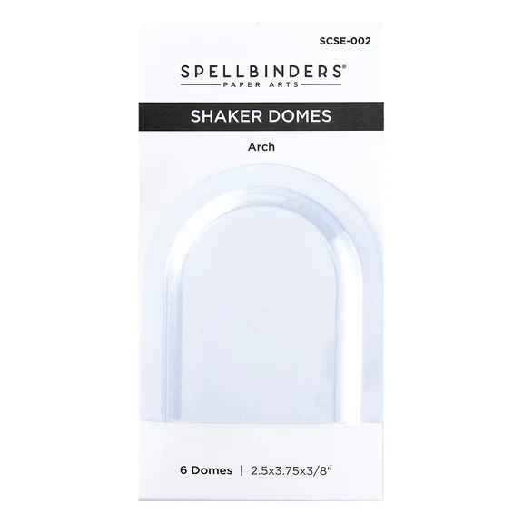 Spellbinders - Arch Shaker Domes 6Pk, SCSE-002