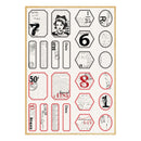 Mid Aug - Spellbinders Stickers - Book 10 Borders & Labels, SCSE-039 Esther Glas