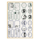 Mid Aug - Spellbinders Stickers - Book 10 Borders & Labels, SCSE-039 Esther Glas