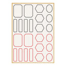 Mid Aug - Spellbinders Stickers - Book 10 Borders & Labels, SCSE-039 Esther Glas
