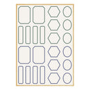 Mid Aug - Spellbinders Stickers - Book 10 Borders & Labels, SCSE-039 Esther Glas