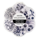 Spellbinders - Wiggle Eyes Variety Pack, SCSE-058