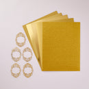 Spellbinders Treasured Cardstock Assortment 8.5x11-15pc - Gold, SCSP-001