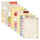 Mid Aug - Spellbinders - Reminiscence Book 10 Patterned CS, SCSP-037 Esther Glas