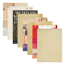 Mid Aug - Spellbinders - Reminiscence Book 10 Patterned CS, SCSP-037 Esther Glas