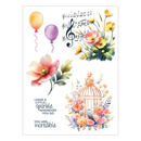 Spellbinders - Happiest Day Rub-On Sheets, SCSR-009