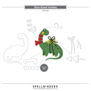 Spellbinders Stamp & Die Set - Dino Sized Holiday, SDS-209