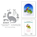 Spellbinders Stamp & Die Set - Dino Sized Holiday, SDS-209