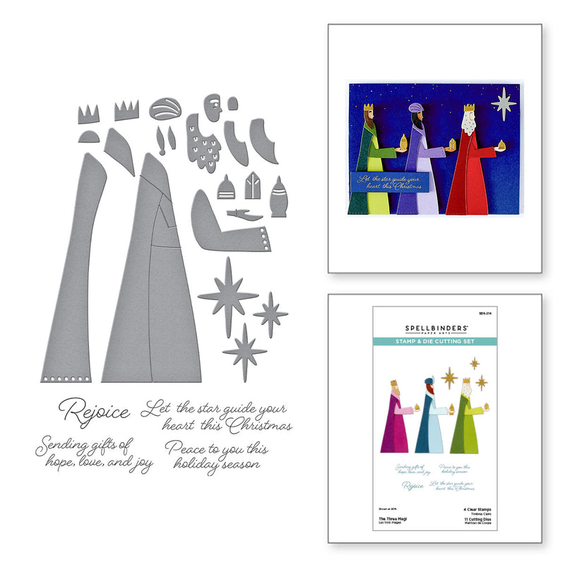 Spellbinders Stamp & Die Set - The Three Maji, SDS-214
