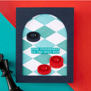 Spellbinders Etched Dies I Wantit All - Checkmate, BD-1077