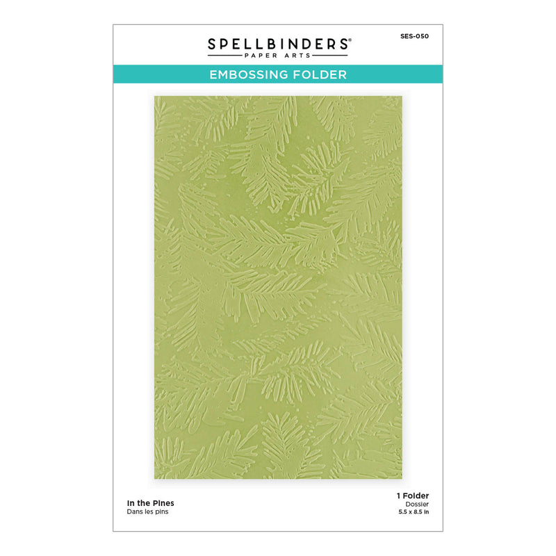 Spellbinders Embossing Folder - In the Pines, SES-050