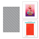 Spellbinders Embossing Folder - Peppermint Stripes, SES-055