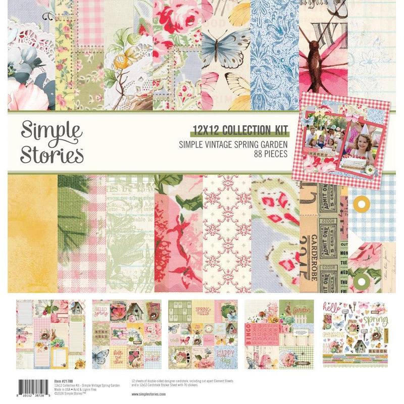 Simple Stories - 12x12 Collection Kit - Simple Vintage Spring Garden, SGD21700