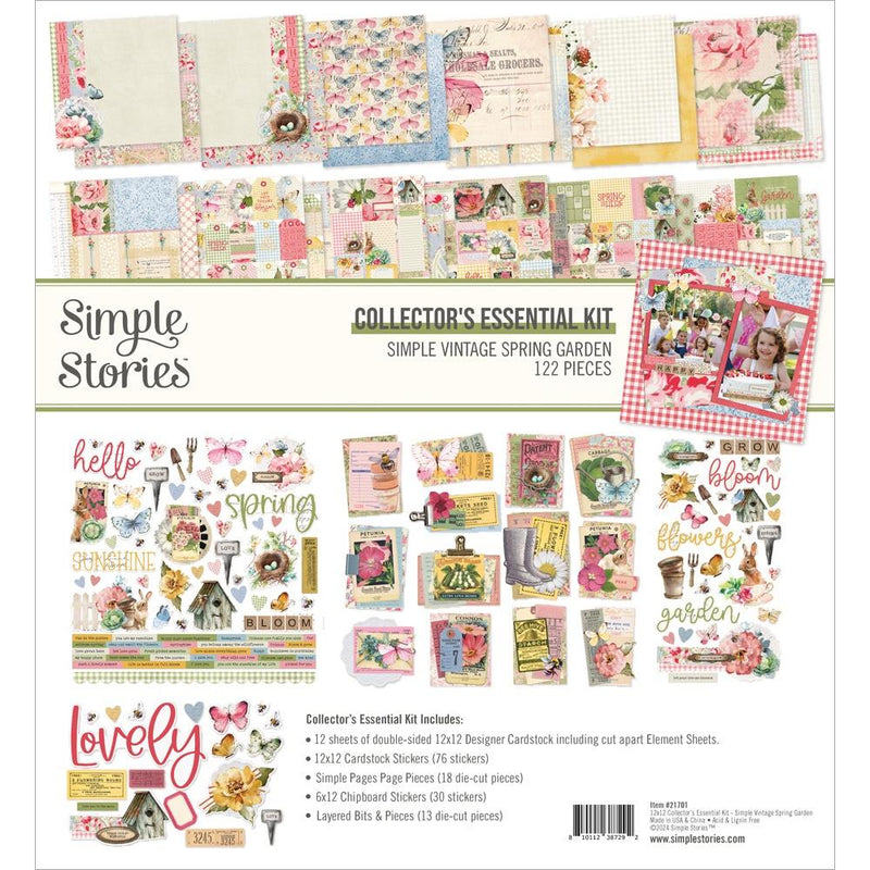 Simple Stories - 12x12 Collector's Essential Kit - Simple Vintage Spring Garden, SGD21701