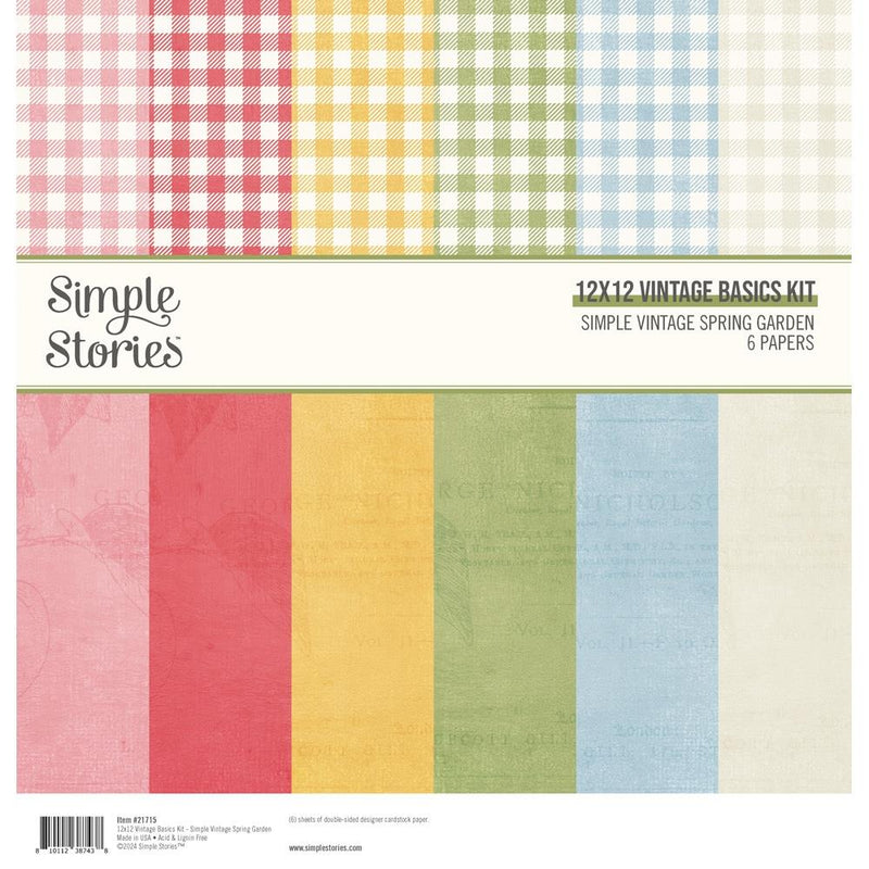 Simple Stories - 12x12 Basics Kit - Simple Vintage Spring Garden, SGD21715