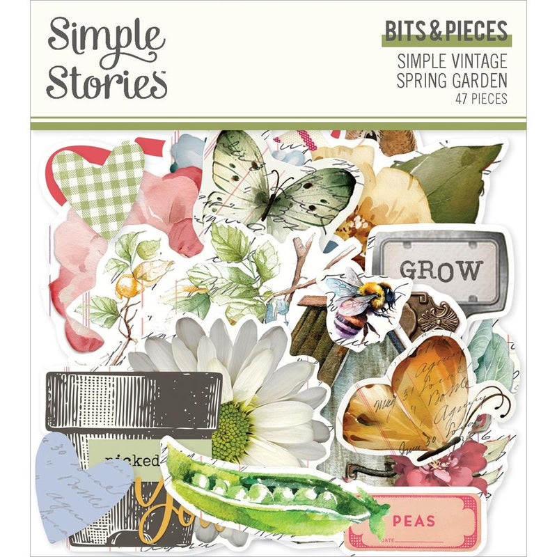 Simple Stories - Bits & Pieces - Simple Vintage Spring Garden, SGD21725