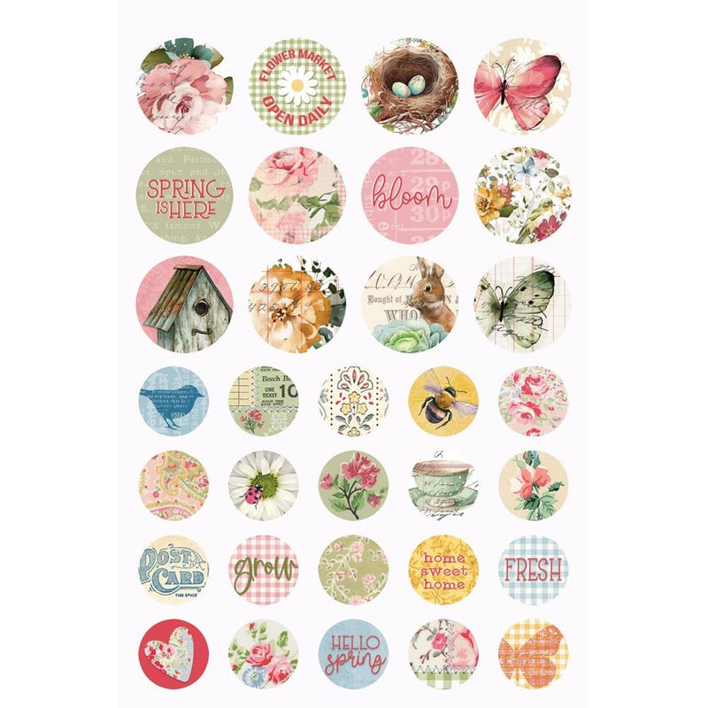 Simple Stories - Sticker Book - Simple Vintage Spring Garden, SGD21728