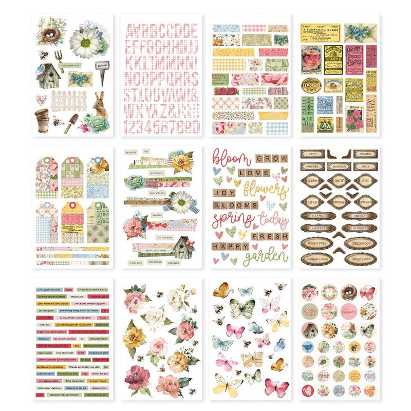 Simple Stories - Sticker Book - Simple Vintage Spring Garden, SGD21728
