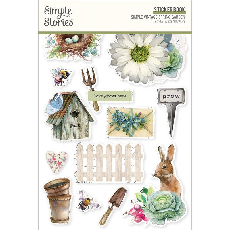 Simple Stories - Sticker Book - Simple Vintage Spring Garden, SGD21728