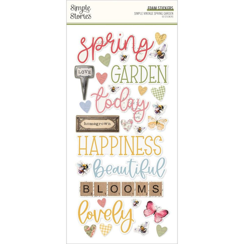 Simple Stories - Foam Stickers - Simple Vintage Spring Garden, SGD21731
