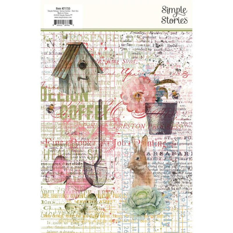 Simple Stories - Rub-Ons, Simple Vintage Spring Garden, SGD21733