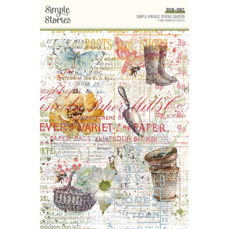 Simple Stories - Rub-Ons, Simple Vintage Spring Garden, SGD21733