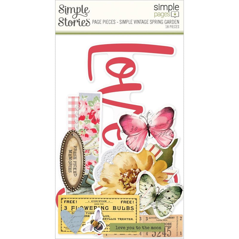 Simple Stories - Simple Pages - Page Pieces, Simple Vintage Spring Garden, SGD21738