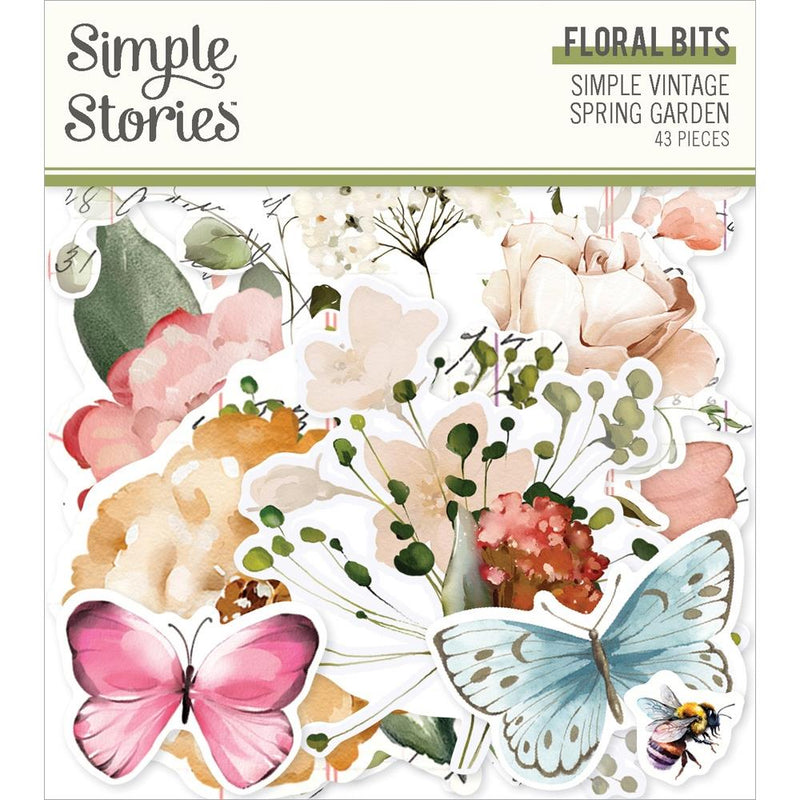 Simple Stories - Floral Bits, Simple Vintage Spring Garden, SGD21740