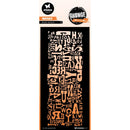 Studio Light Grunge 4x8 Mask/Stencil - Press Letters, SL-GR-MASK300