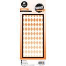 Studio Light Grunge 4x8 Mask/Stencil - Diamond Pattern, SL-GR-MASK337