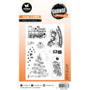 Studio Light Grunge 4x6 Clear Stamp - Santa Toy Factory, SL-GR-STAMP843