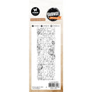 Studio Light Grunge 2.5x6 Clear Stamp - Script Background, SL-GR-STAMP891