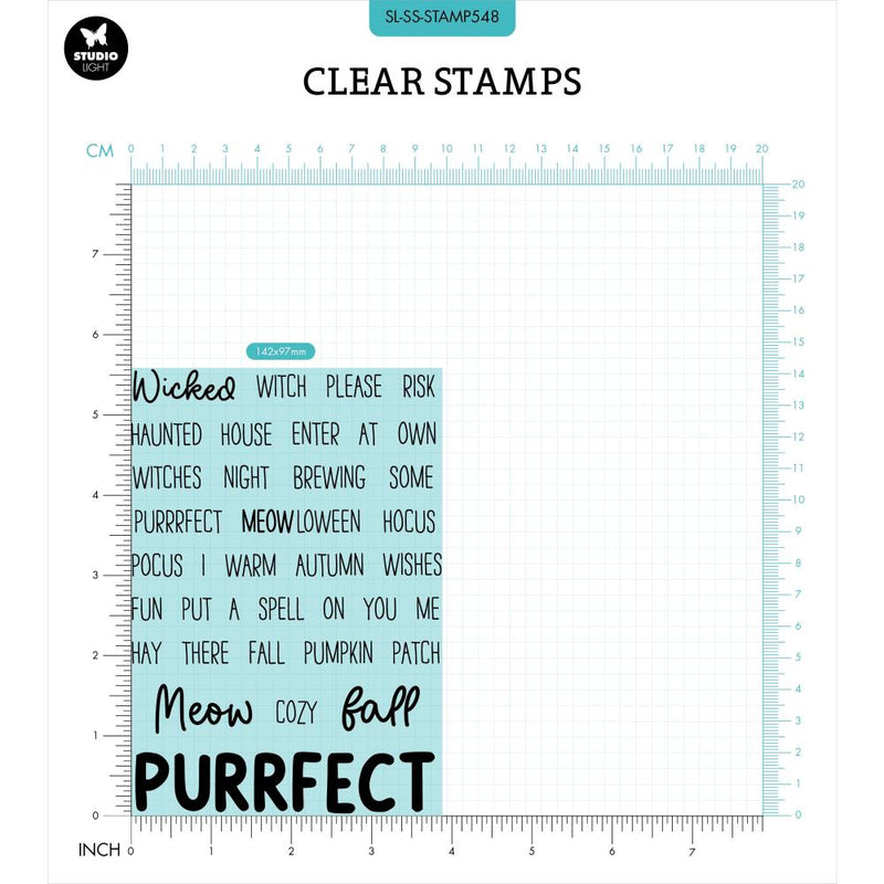 Studio Light Stamp Set Sweet Stories - Texts & Quotes, Wicked Wtches, SL-SS-STAMP548