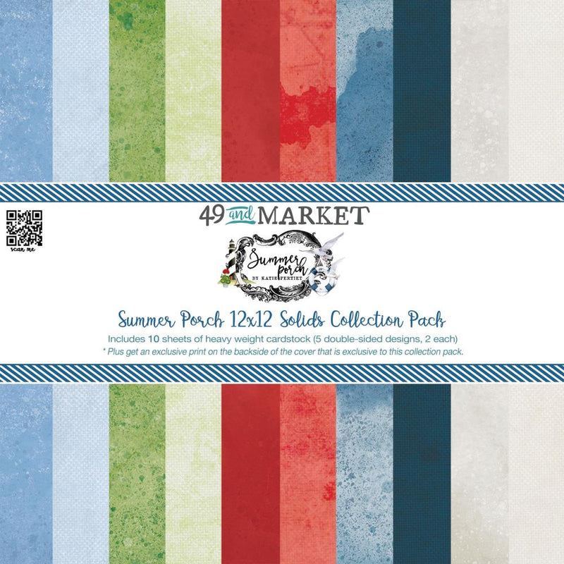 49 & Market - 12x12 Solids Collection Pack - Summer Porch, SP-27556