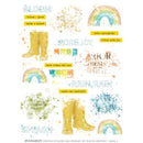 49 & Market Rub-On Transfers Set - Spring Stories, SS-29918