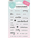 Studio Light Clear Stamps -Text & Quotes - Winter Season, STAMP163