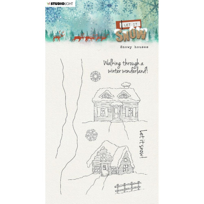 Studio Light Clear Stamps - Snowy Houses, STAMP264