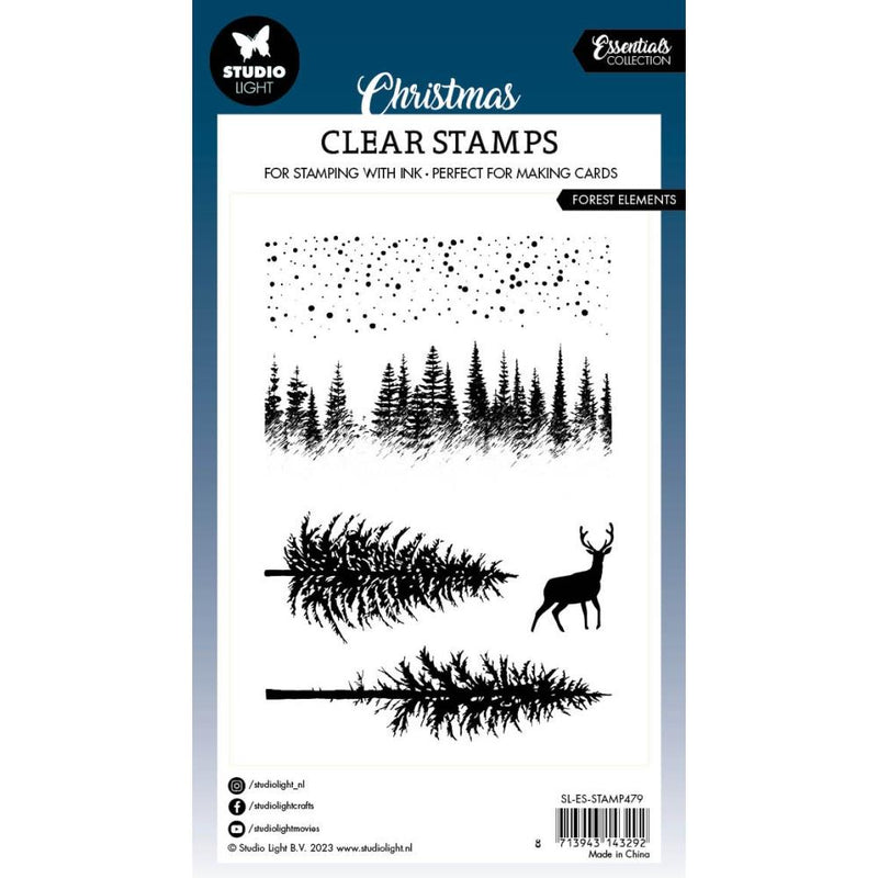 Studio Light Essentials Clear Stamps - Forest Elements, STAMP479