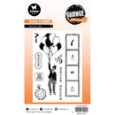 Studio Light Grunge Clear Stamps - Balloon Man, SL-GR-STAMP827