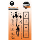 Studio Light Grunge Clear Stamps - Balloon Man, SL-GR-STAMP827