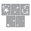 Spellbinders Die and Stencil Bundle - Christmas Florals, BD-0775