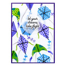 Spellbinders Stencil Set - Layered Flying Kites, STN-108