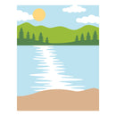 Spellbinders Stencil Set - Lakeside Memories, STN-121